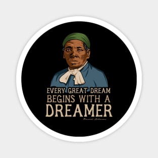 Harriet Tubman Quote Gift for Black History Month Magnet